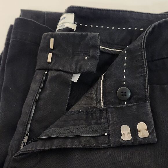 DOCKERS Women's Black Metro Pants Mid Rise Curvy 263357459 6 Short - Picture 7 of 10